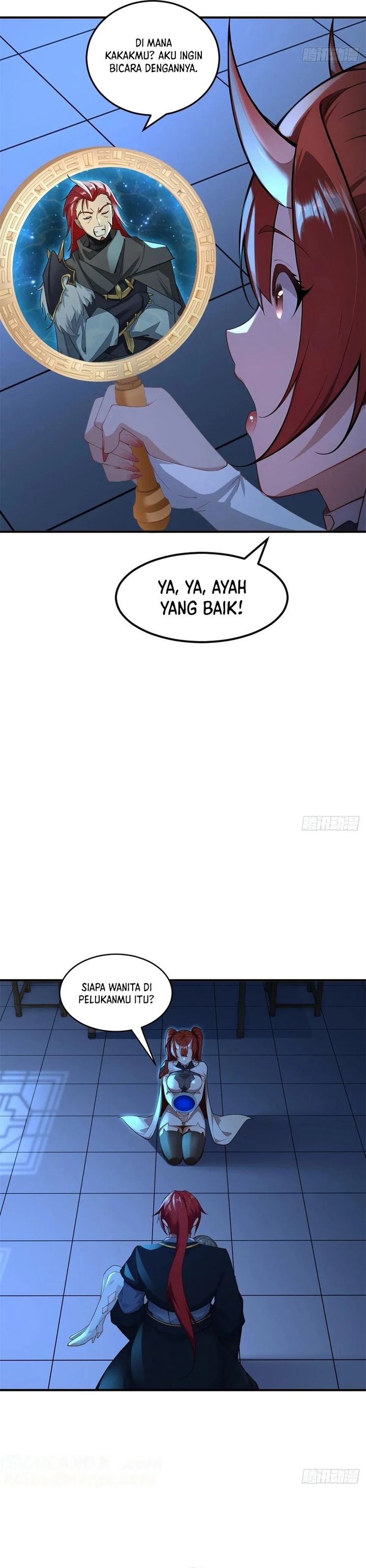 Traveling Through Time and Space to Become an Unlucky NPC: I Have a Wife to Protect Me Chapter 109 Bahasa Indonesia