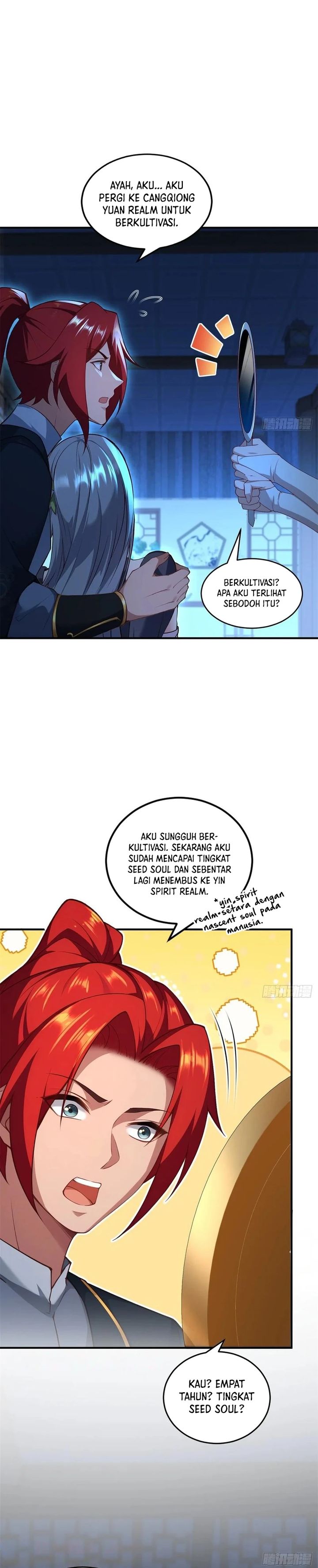 Traveling Through Time and Space to Become an Unlucky NPC: I Have a Wife to Protect Me Chapter 109 Bahasa Indonesia