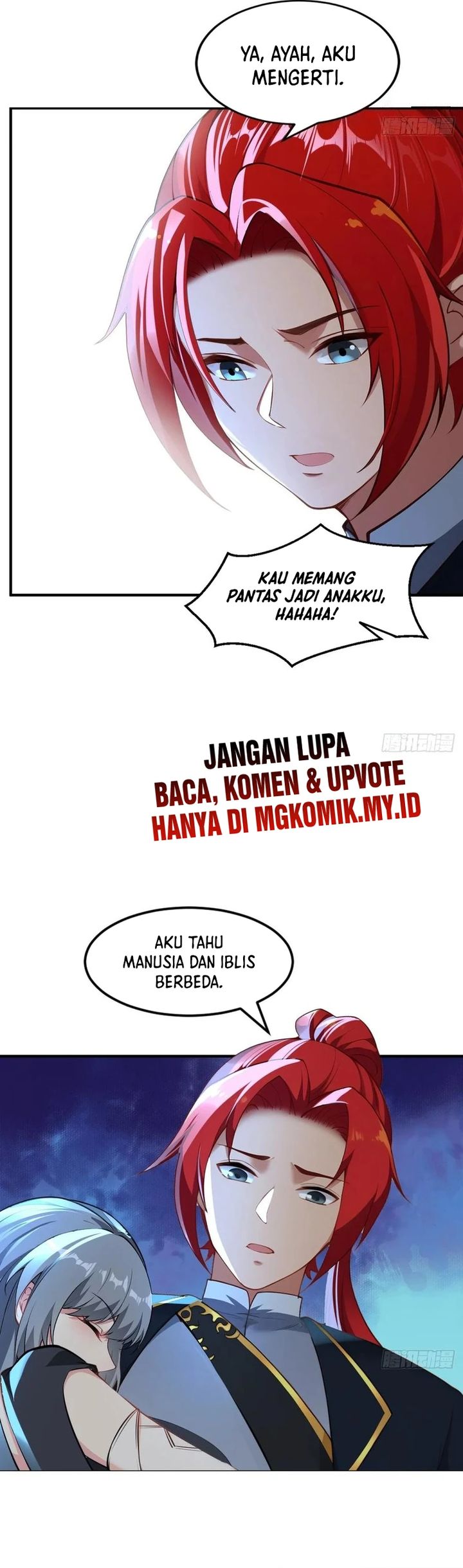 Traveling Through Time and Space to Become an Unlucky NPC: I Have a Wife to Protect Me Chapter 109 Bahasa Indonesia