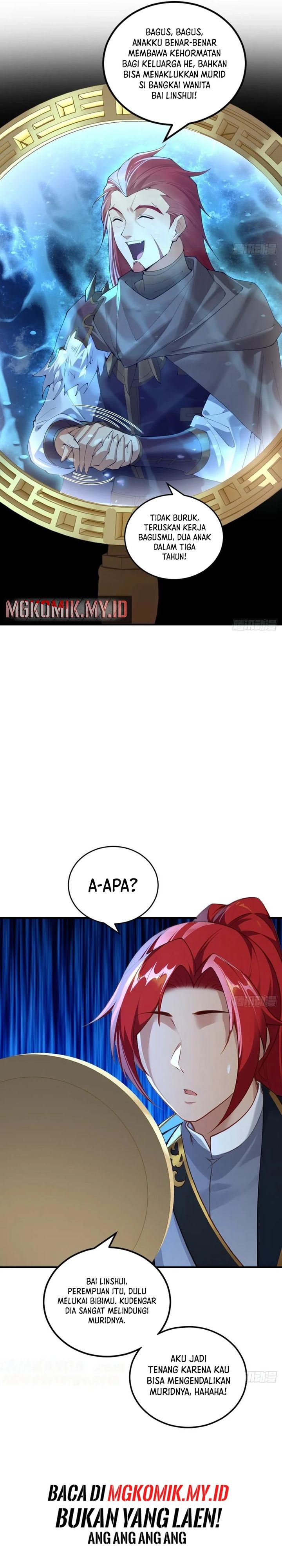 Traveling Through Time and Space to Become an Unlucky NPC: I Have a Wife to Protect Me Chapter 109 Bahasa Indonesia