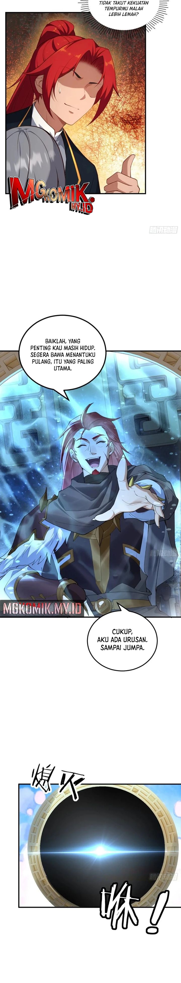 Traveling Through Time and Space to Become an Unlucky NPC: I Have a Wife to Protect Me Chapter 109 Bahasa Indonesia