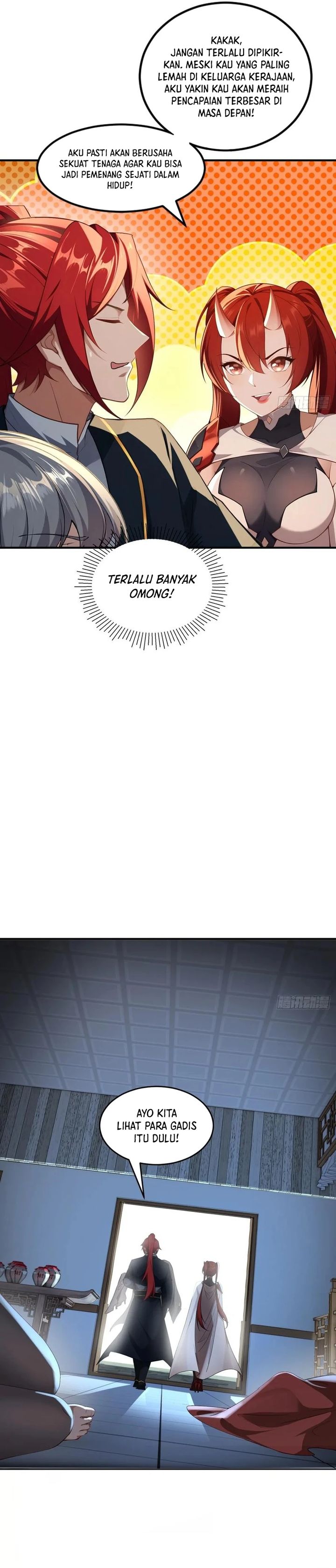 Traveling Through Time and Space to Become an Unlucky NPC: I Have a Wife to Protect Me Chapter 109 Bahasa Indonesia