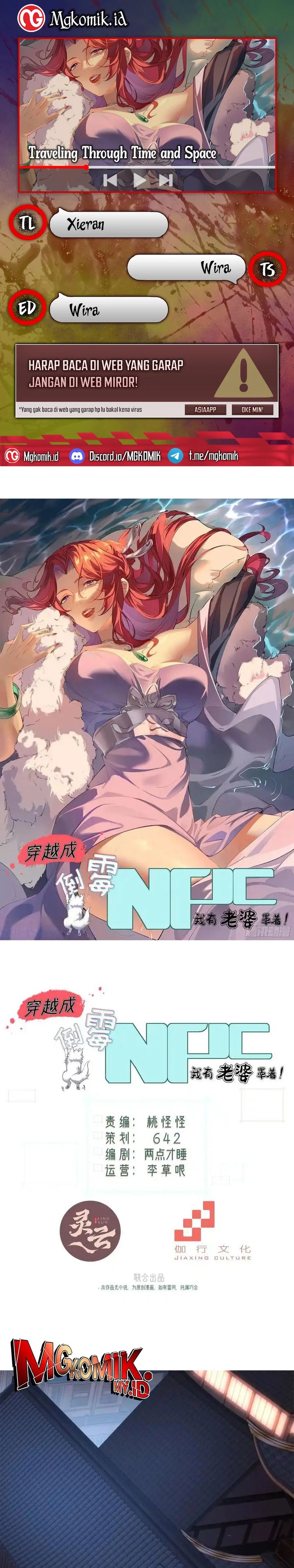 Traveling Through Time and Space to Become an Unlucky NPC: I Have a Wife to Protect Me Chapter 124 Bahasa Indonesia