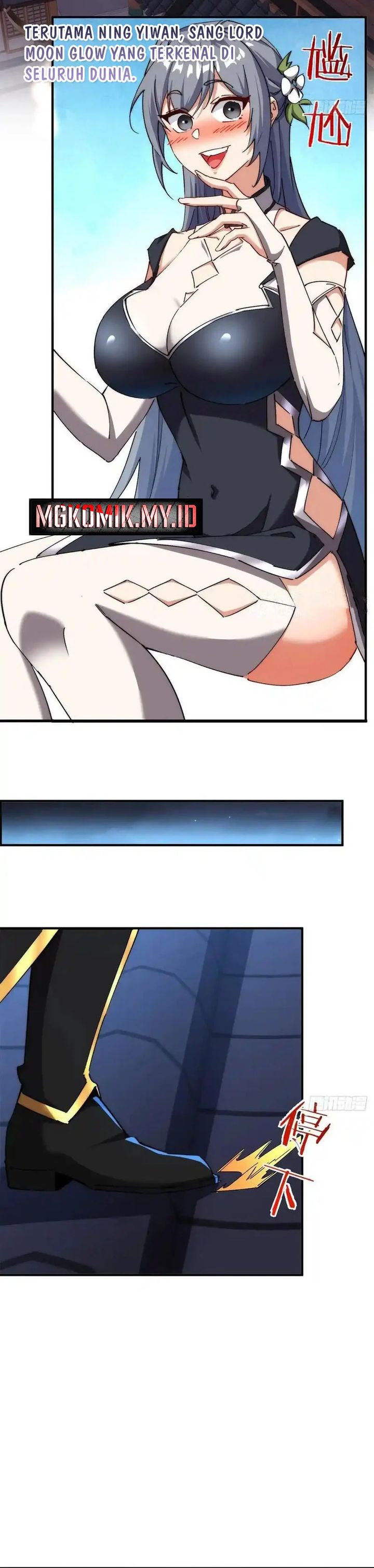 Traveling Through Time and Space to Become an Unlucky NPC: I Have a Wife to Protect Me Chapter 124 Bahasa Indonesia