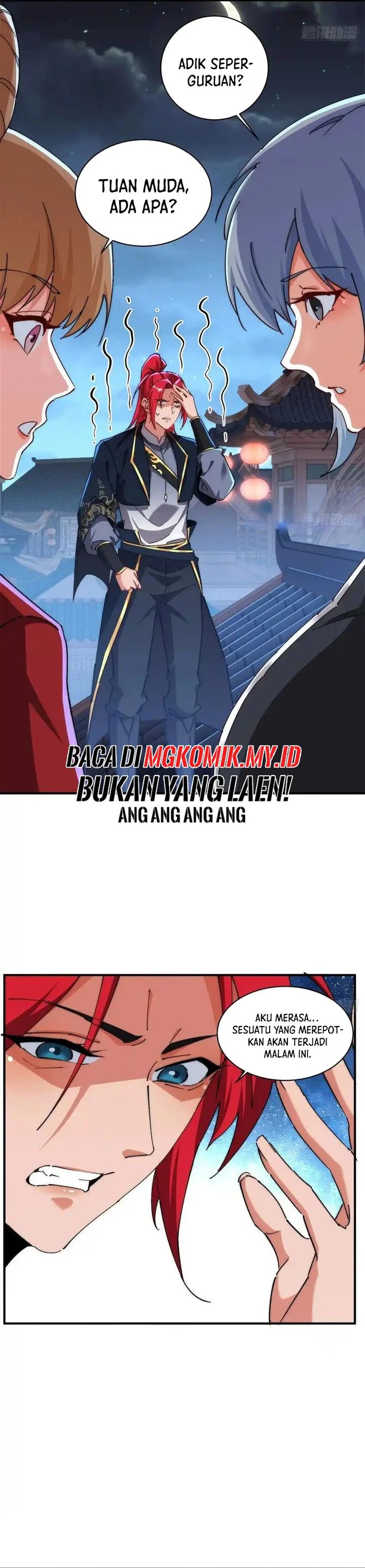 Traveling Through Time and Space to Become an Unlucky NPC: I Have a Wife to Protect Me Chapter 124 Bahasa Indonesia