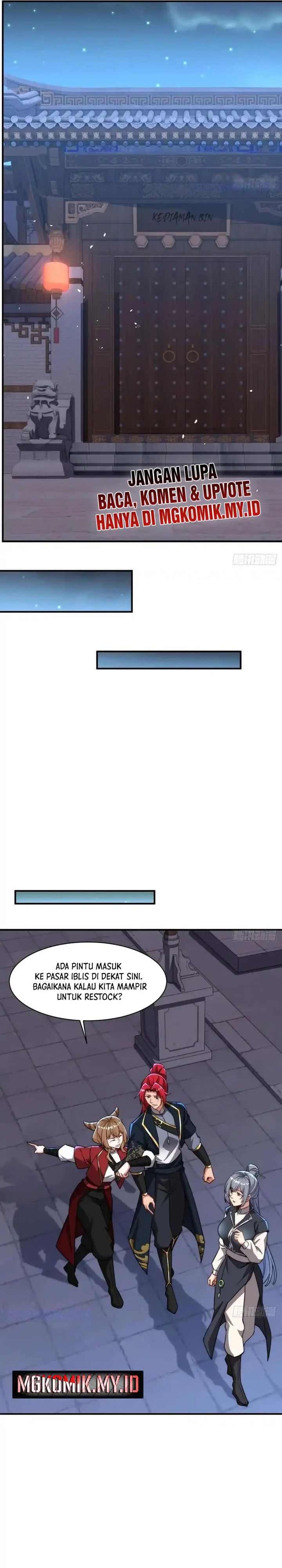 Traveling Through Time and Space to Become an Unlucky NPC: I Have a Wife to Protect Me Chapter 124 Bahasa Indonesia