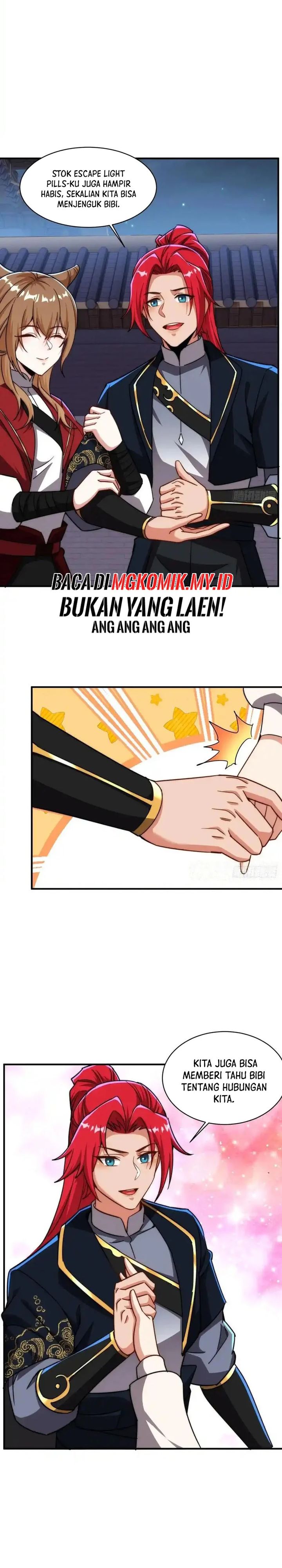 Traveling Through Time and Space to Become an Unlucky NPC: I Have a Wife to Protect Me Chapter 124 Bahasa Indonesia