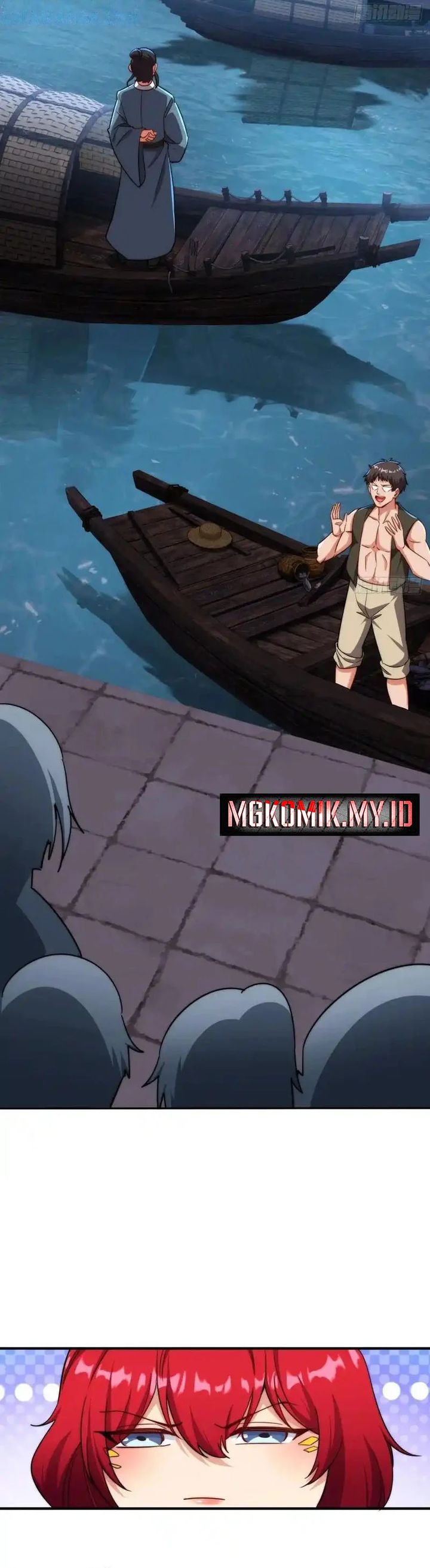 Traveling Through Time and Space to Become an Unlucky NPC: I Have a Wife to Protect Me Chapter 124 Bahasa Indonesia