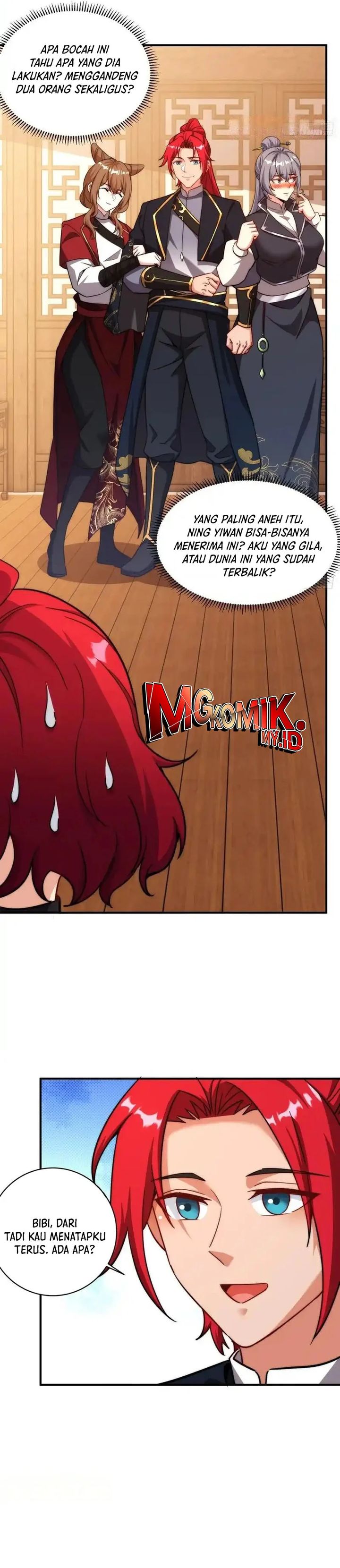 Traveling Through Time and Space to Become an Unlucky NPC: I Have a Wife to Protect Me Chapter 124 Bahasa Indonesia