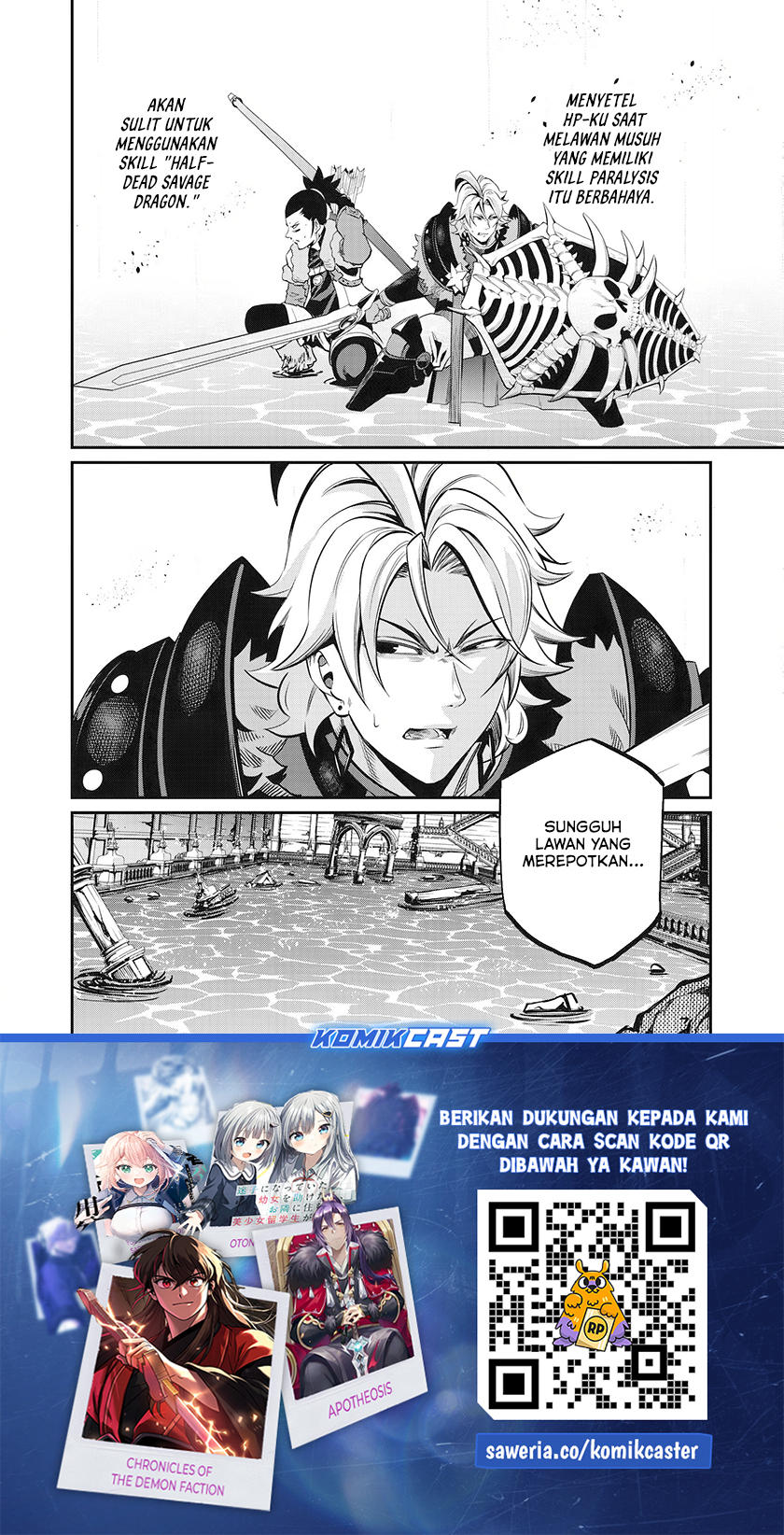 Tsuihou Sareta Tenshou Juu Kishi wa Game Chishiki de Musou Suru Chapter 94 Bahasa Indonesia