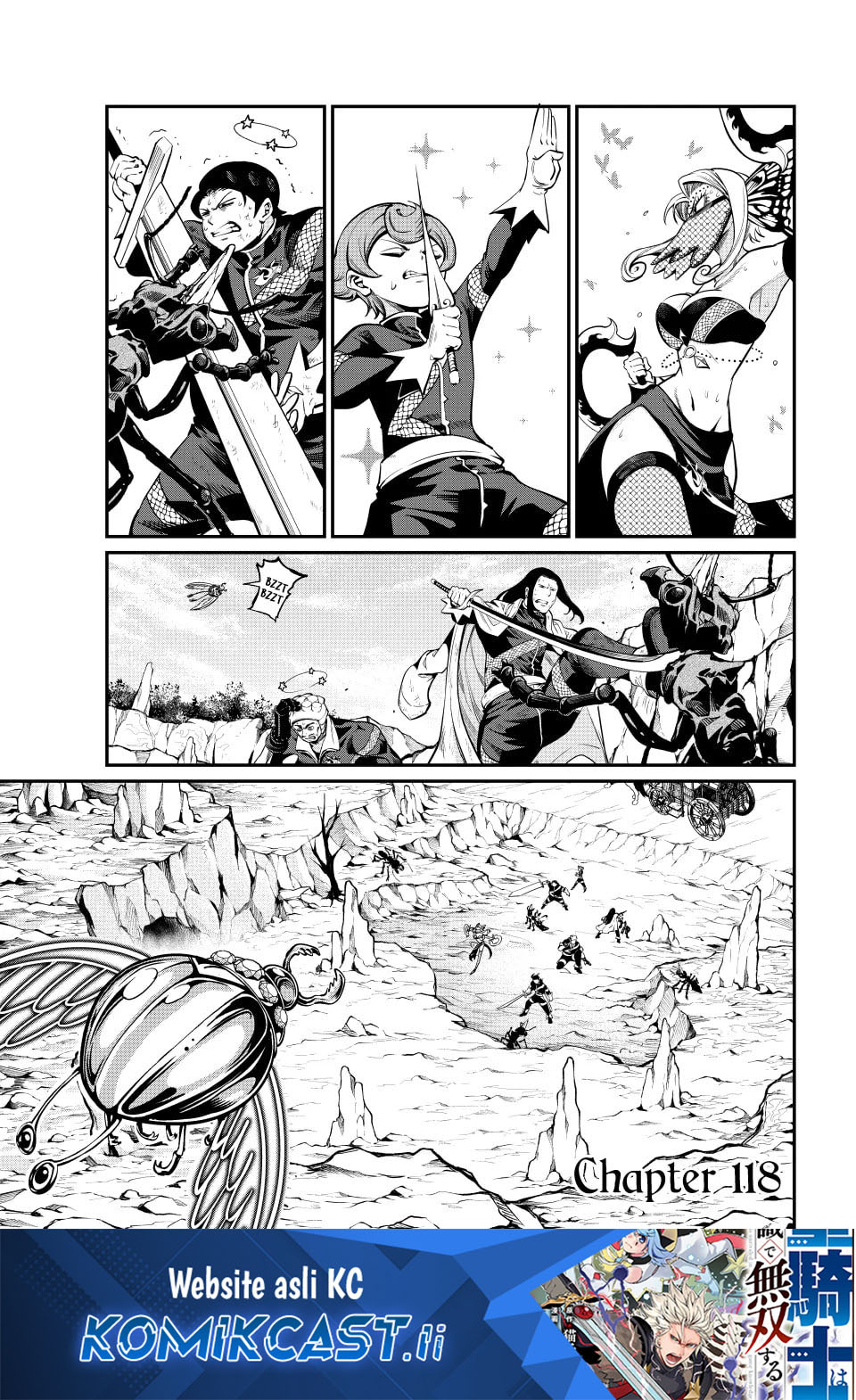 Tsuihou Sareta Tenshou Juu Kishi wa Game Chishiki de Musou Suru Chapter 118 Bahasa Indonesia