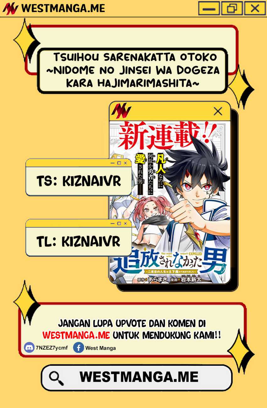 Tsuihou Sarenakatta Otoko ~Nidome no Jinsei wa Dogeza kara Hajimarimashita~ Chapter 06 Bahasa Indonesia