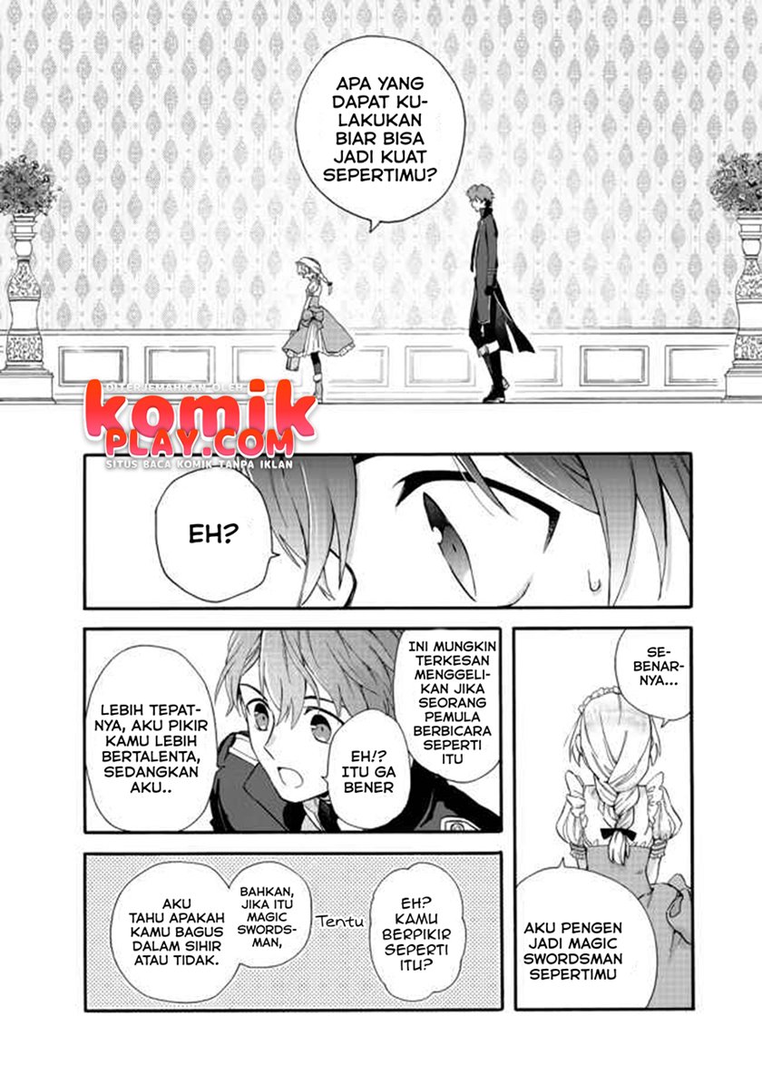 Tsuihou Sareta Bannou Mahou Kenshi wa, Koujou Denka no Shishou Tonaru Chapter 02.1 Bahasa Indonesia