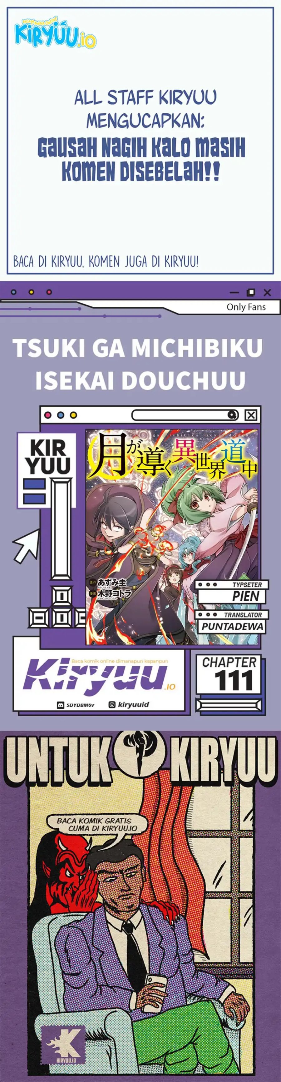 Tsuki ga Michibiku Isekai Douchuu chapter 111