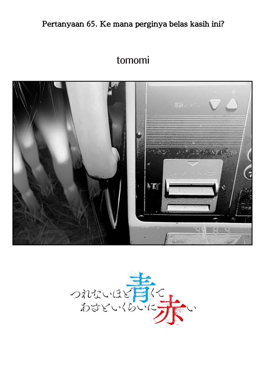 Tsurenai Hodo Aokute Azatoi Kurai ni Akai chapter 65