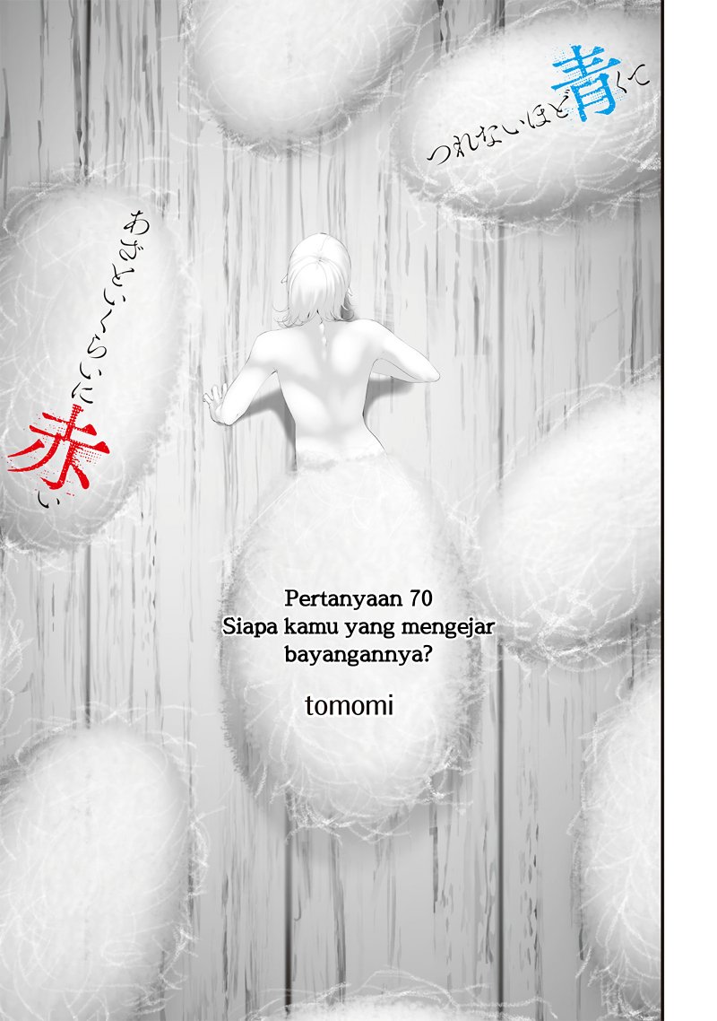 Tsurenai Hodo Aokute Azatoi Kurai ni Akai Chapter 70 Bahasa Indonesia