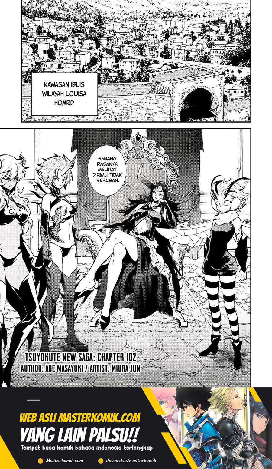 Tsuyokute New Saga Chapter 103 Bahasa Indonesia
