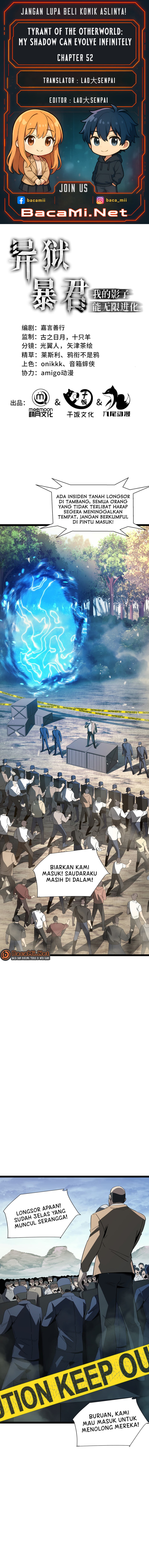 Tyrant of the Otherworld: My Shadow Can Evolve Infinitely chapter 52