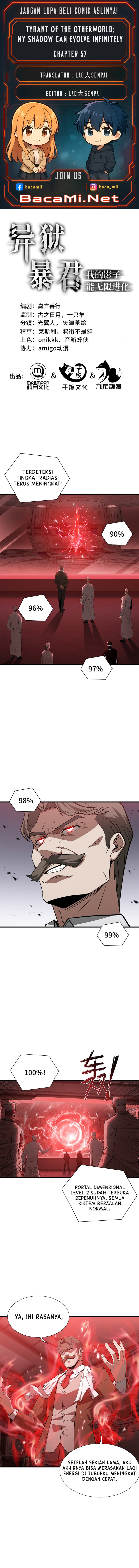 Tyrant of the Otherworld: My Shadow Can Evolve Infinitely chapter 57