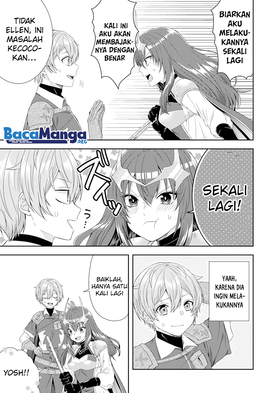 Tensei Ryoushu no Yuuryou Kaitaku: Zensei no Kioku o Ikashite White ni Tsutometara, Yuunou na Jinzai ga Atsumari Sugimashita Chapter 03.1 Bahasa Indonesia