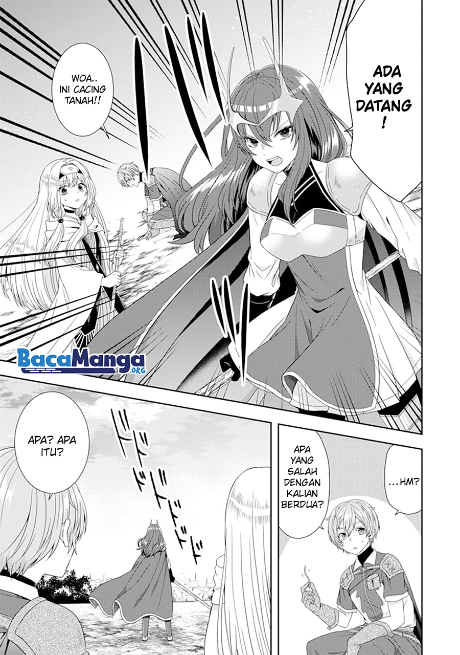 Tensei Ryoushu no Yuuryou Kaitaku: Zensei no Kioku o Ikashite White ni Tsutometara, Yuunou na Jinzai ga Atsumari Sugimashita Chapter 03.1 Bahasa Indonesia