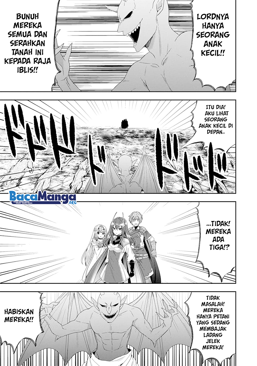 Tensei Ryoushu no Yuuryou Kaitaku: Zensei no Kioku o Ikashite White ni Tsutometara, Yuunou na Jinzai ga Atsumari Sugimashita Chapter 03.1 Bahasa Indonesia