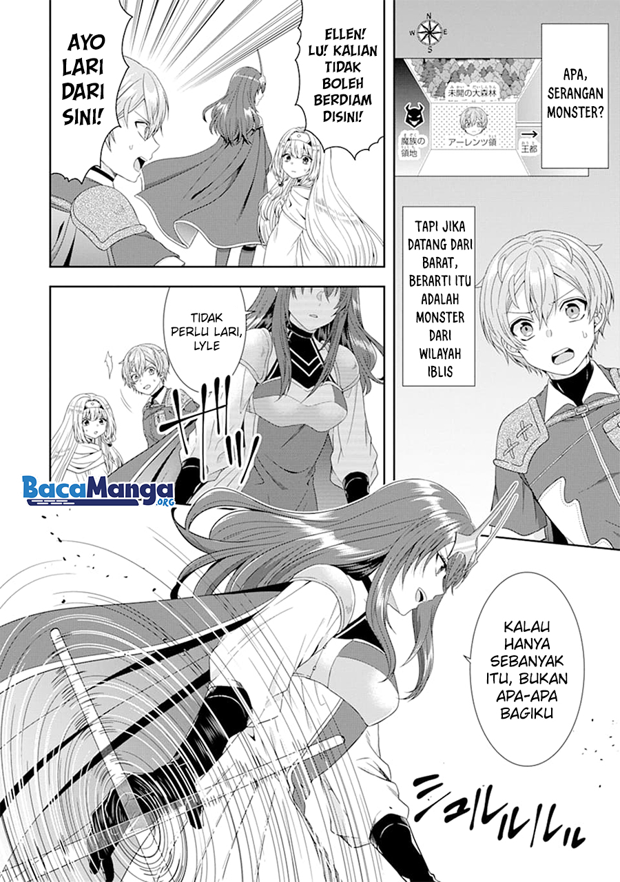 Tensei Ryoushu no Yuuryou Kaitaku: Zensei no Kioku o Ikashite White ni Tsutometara, Yuunou na Jinzai ga Atsumari Sugimashita Chapter 03.1 Bahasa Indonesia