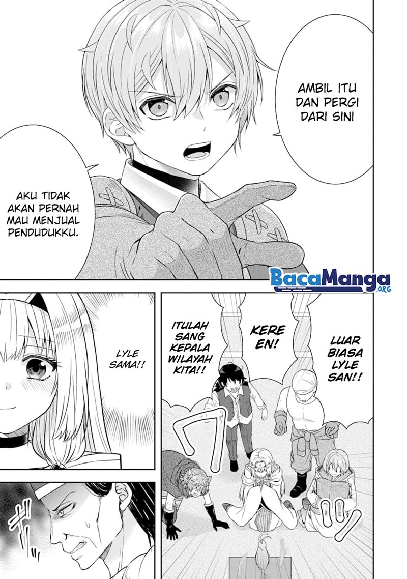 Tensei Ryoushu no Yuuryou Kaitaku: Zensei no Kioku o Ikashite White ni Tsutometara, Yuunou na Jinzai ga Atsumari Sugimashita Chapter 06.2 Bahasa Indonesia