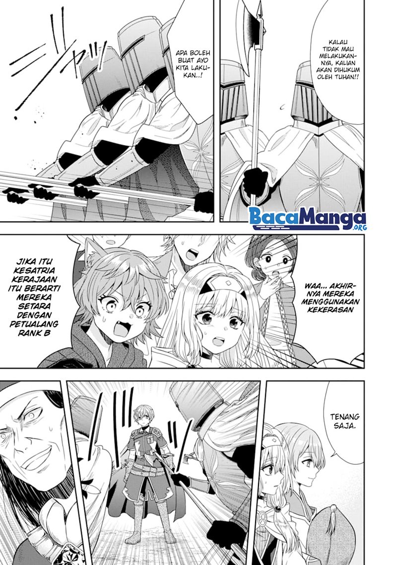Tensei Ryoushu no Yuuryou Kaitaku: Zensei no Kioku o Ikashite White ni Tsutometara, Yuunou na Jinzai ga Atsumari Sugimashita Chapter 06.2 Bahasa Indonesia