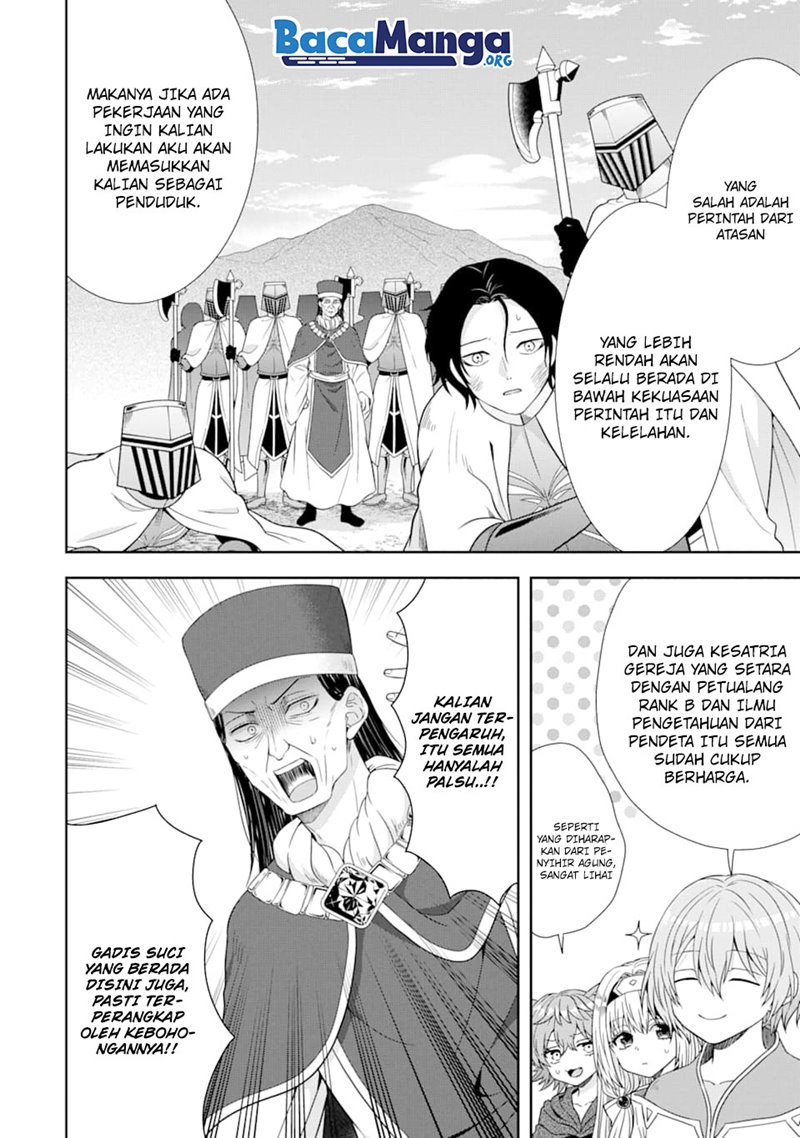 Tensei Ryoushu no Yuuryou Kaitaku: Zensei no Kioku o Ikashite White ni Tsutometara, Yuunou na Jinzai ga Atsumari Sugimashita Chapter 06.2 Bahasa Indonesia