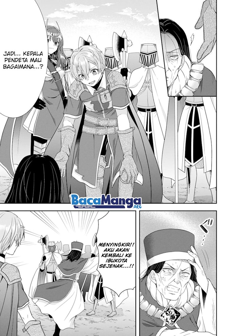 Tensei Ryoushu no Yuuryou Kaitaku: Zensei no Kioku o Ikashite White ni Tsutometara, Yuunou na Jinzai ga Atsumari Sugimashita Chapter 06.2 Bahasa Indonesia