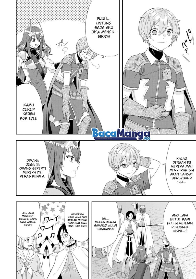Tensei Ryoushu no Yuuryou Kaitaku: Zensei no Kioku o Ikashite White ni Tsutometara, Yuunou na Jinzai ga Atsumari Sugimashita Chapter 06.2 Bahasa Indonesia