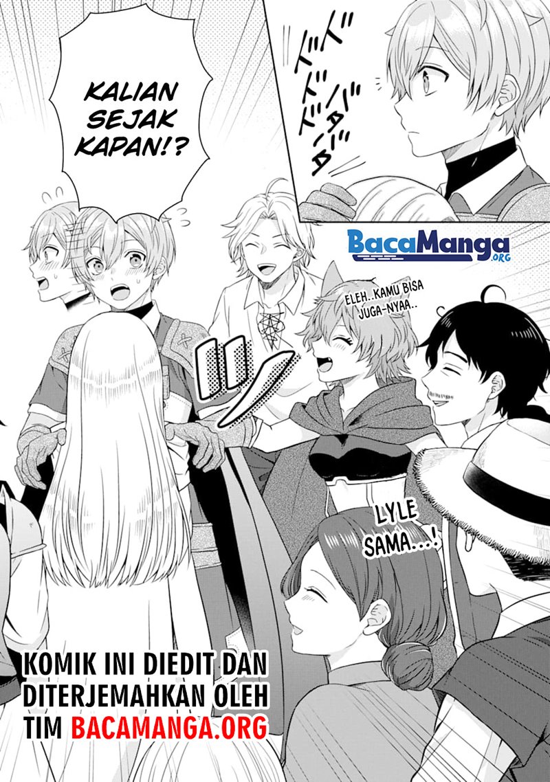 Tensei Ryoushu no Yuuryou Kaitaku: Zensei no Kioku o Ikashite White ni Tsutometara, Yuunou na Jinzai ga Atsumari Sugimashita Chapter 06.2 Bahasa Indonesia