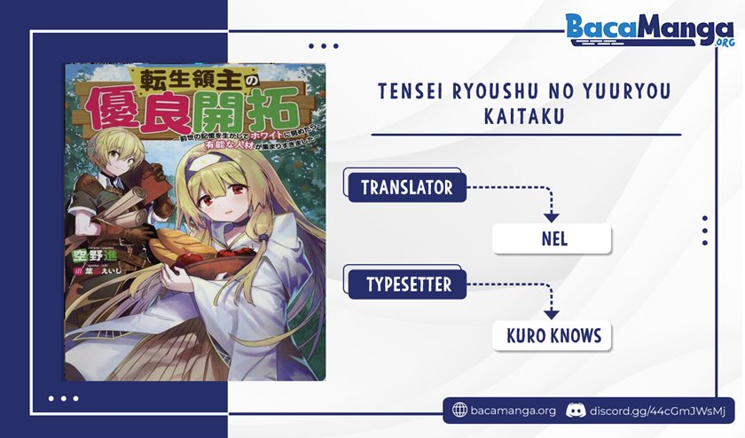 Tensei Ryoushu no Yuuryou Kaitaku: Zensei no Kioku o Ikashite White ni Tsutometara, Yuunou na Jinzai ga Atsumari Sugimashita chapter 14