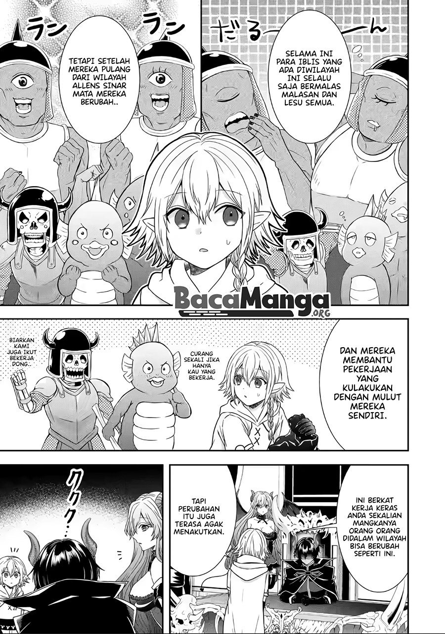 Tensei Ryoushu no Yuuryou Kaitaku: Zensei no Kioku o Ikashite White ni Tsutometara, Yuunou na Jinzai ga Atsumari Sugimashita Chapter 18.2 Bahasa Indonesia