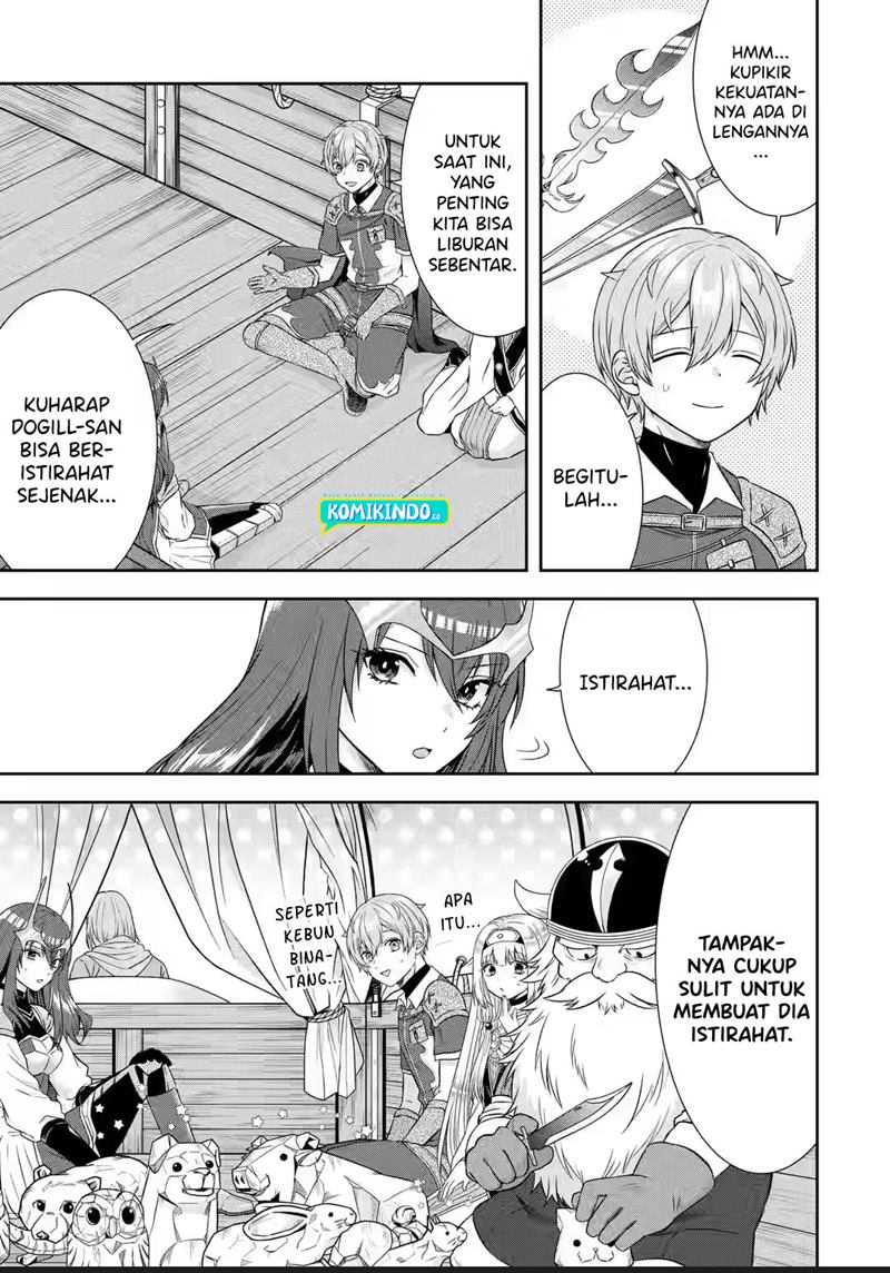 Tensei Ryoushu no Yuuryou Kaitaku: Zensei no Kioku o Ikashite White ni Tsutometara, Yuunou na Jinzai ga Atsumari Sugimashita Chapter 21.2 Bahasa Indonesia