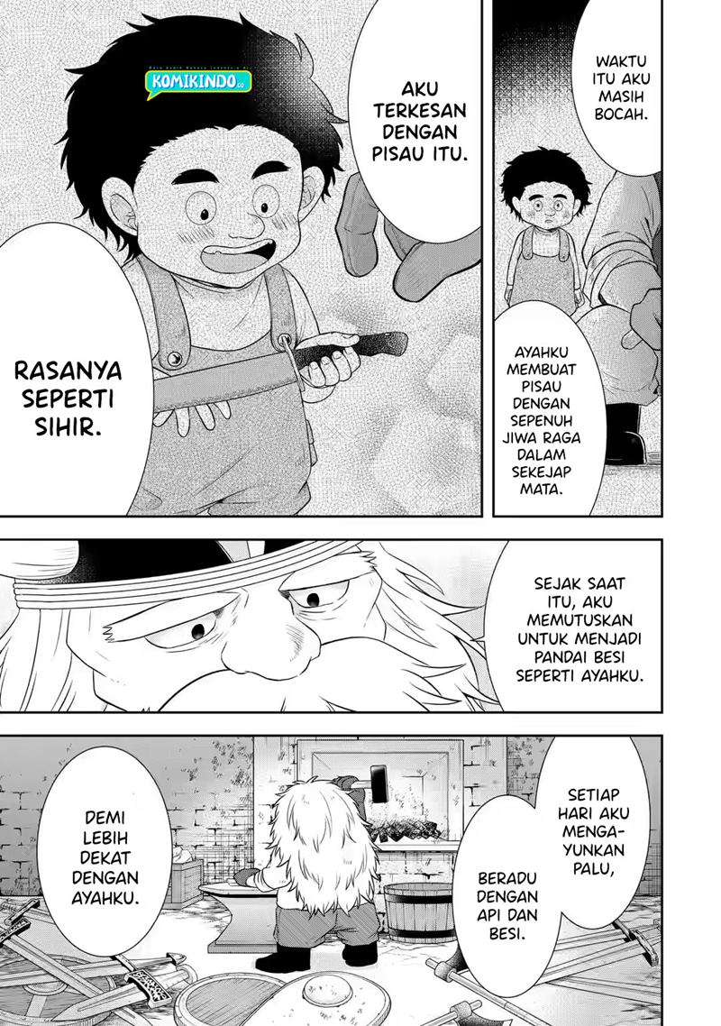 Tensei Ryoushu no Yuuryou Kaitaku: Zensei no Kioku o Ikashite White ni Tsutometara, Yuunou na Jinzai ga Atsumari Sugimashita Chapter 21.2 Bahasa Indonesia