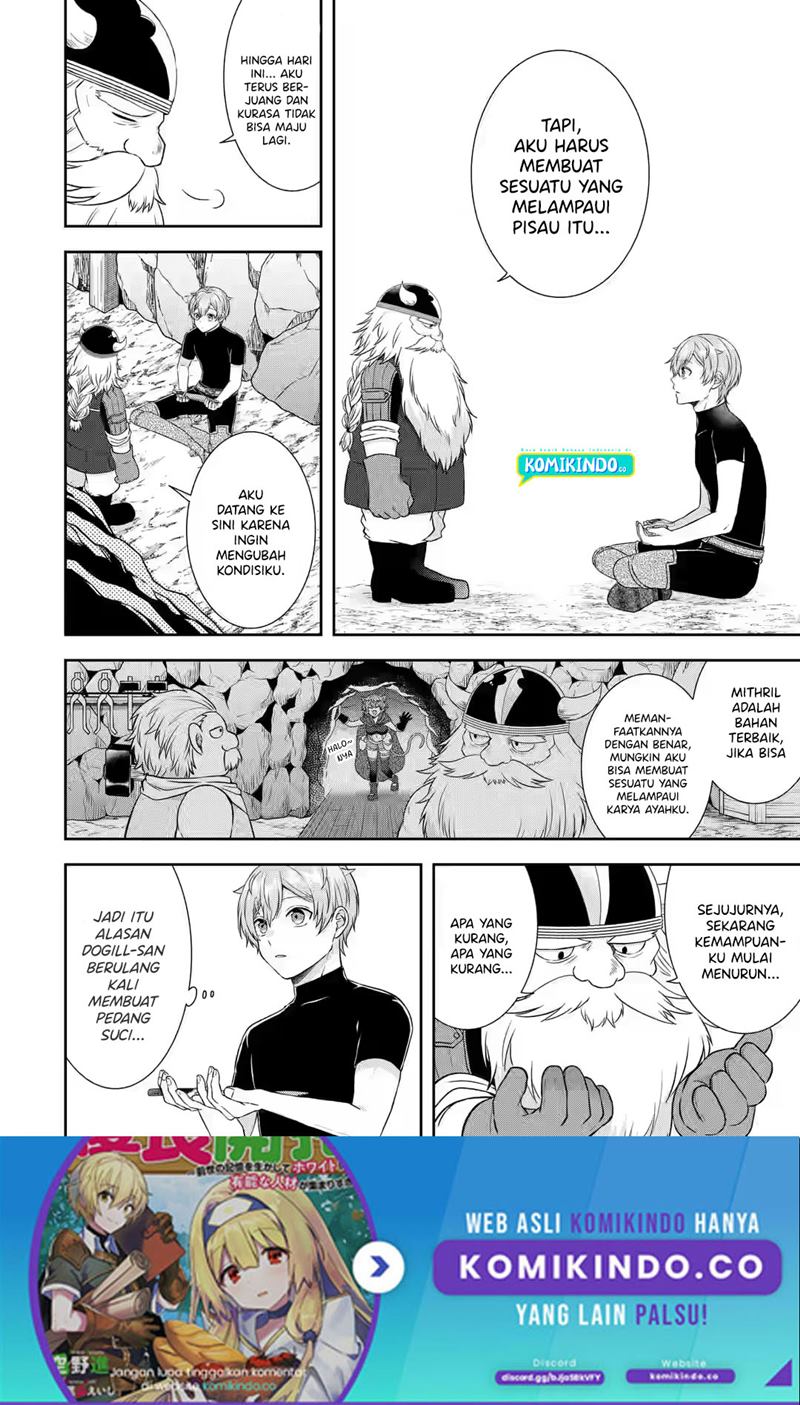 Tensei Ryoushu no Yuuryou Kaitaku: Zensei no Kioku o Ikashite White ni Tsutometara, Yuunou na Jinzai ga Atsumari Sugimashita Chapter 21.2 Bahasa Indonesia