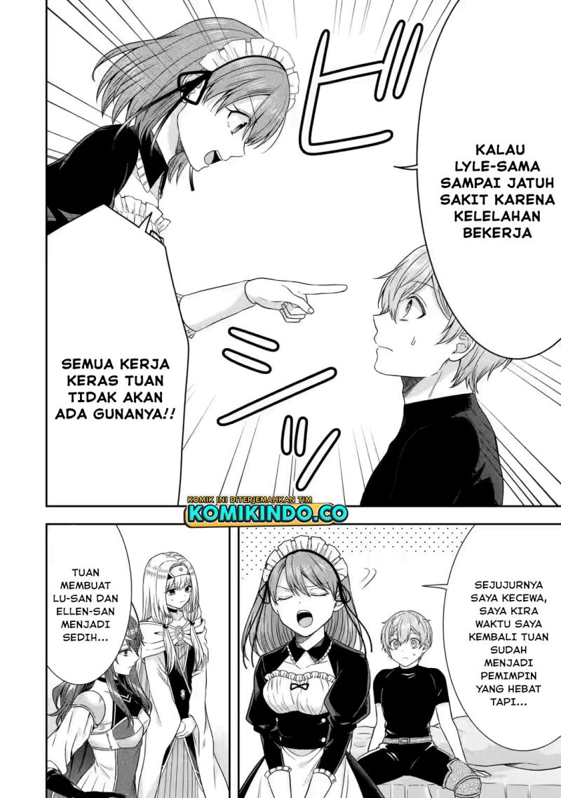 Tensei Ryoushu no Yuuryou Kaitaku: Zensei no Kioku o Ikashite White ni Tsutometara, Yuunou na Jinzai ga Atsumari Sugimashita Chapter 23.3 Bahasa Indonesia