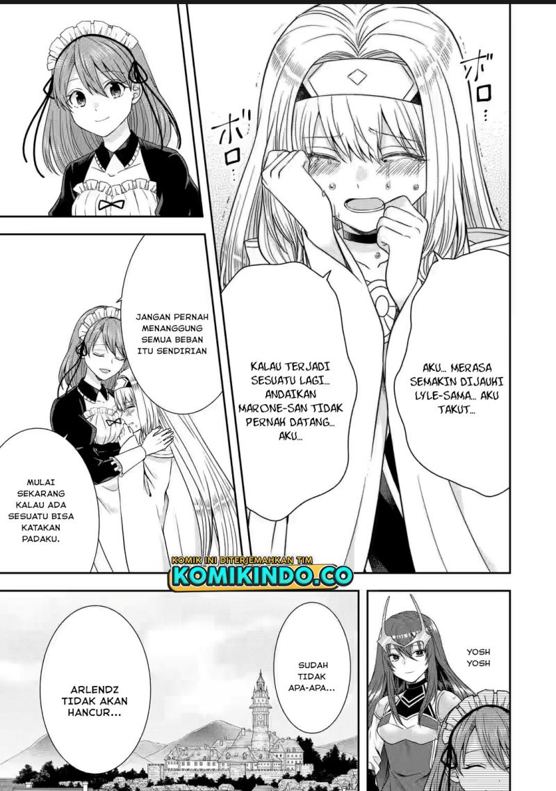 Tensei Ryoushu no Yuuryou Kaitaku: Zensei no Kioku o Ikashite White ni Tsutometara, Yuunou na Jinzai ga Atsumari Sugimashita Chapter 23.3 Bahasa Indonesia