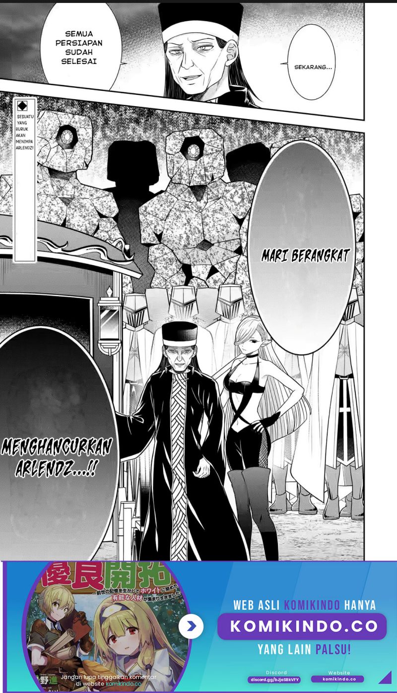 Tensei Ryoushu no Yuuryou Kaitaku: Zensei no Kioku o Ikashite White ni Tsutometara, Yuunou na Jinzai ga Atsumari Sugimashita Chapter 23.3 Bahasa Indonesia