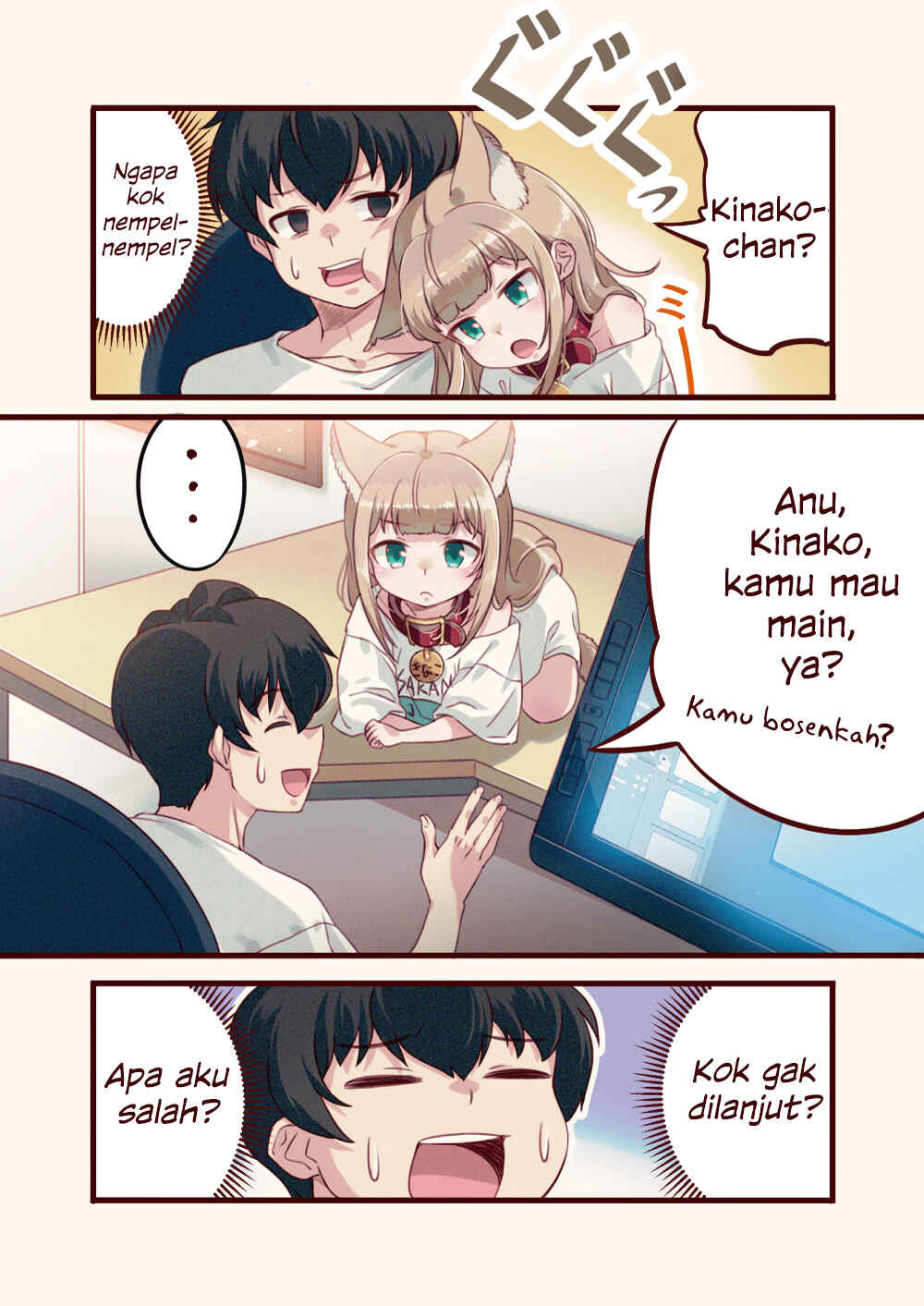 Uchi ni Neko ga Yattekita Chapter 04 Bahasa Indonesia