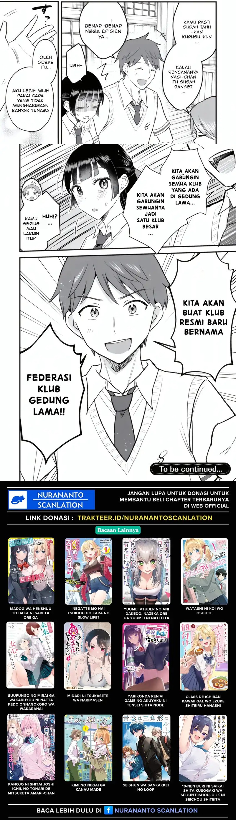 Uchi no Seiso-kei Iinchou ga Katsute Chuunibyou Idol datta Koto o Ore Dake ga Shitteiru. Chapter 05.2 Bahasa Indonesia