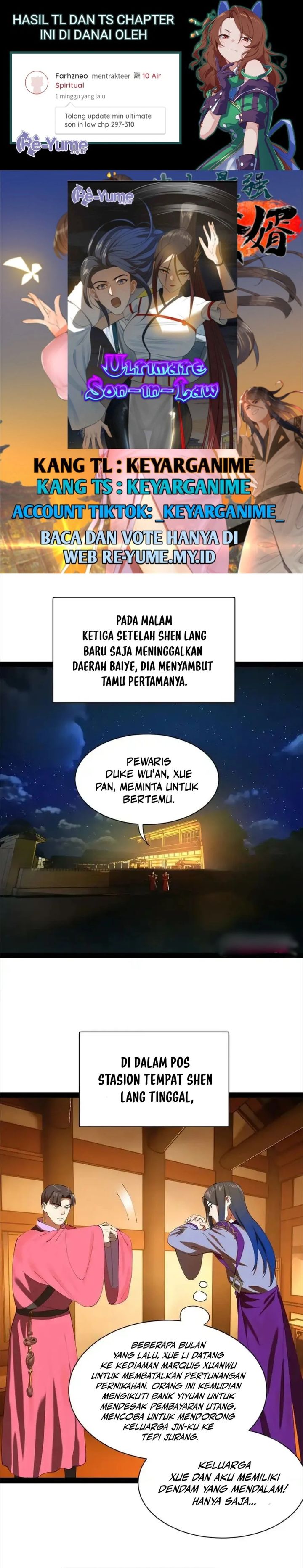 Ultimate Son-in-law Chapter 306 Bahasa Indonesia