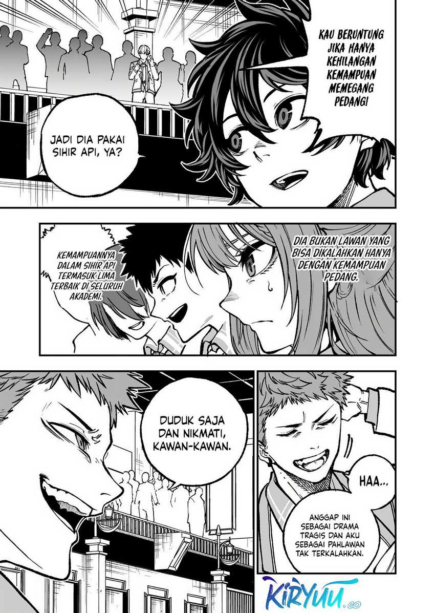 Umarekawatta Kensei Kenshi ga Reiguu sareru Majutsu Shijou Shugi no Gakuen de Musou suru chapter 3