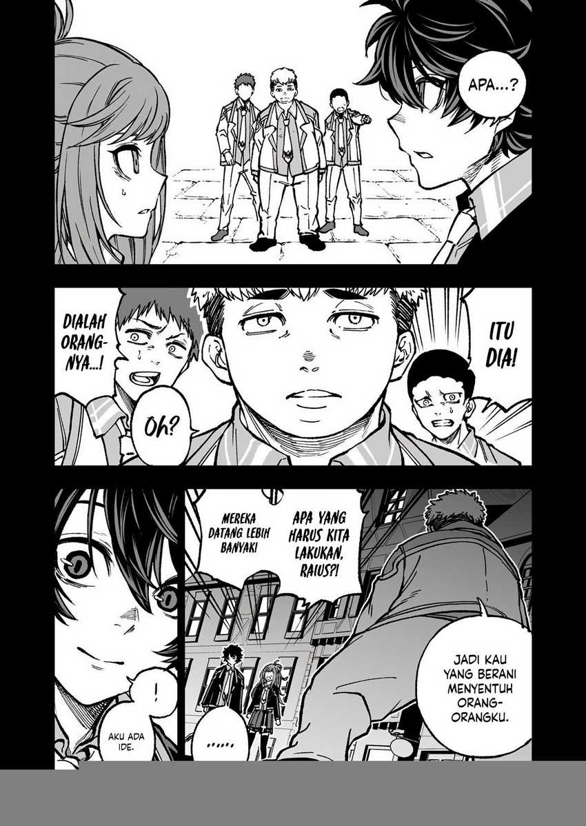 Umarekawatta Kensei Kenshi ga Reiguu sareru Majutsu Shijou Shugi no Gakuen de Musou suru chapter 5