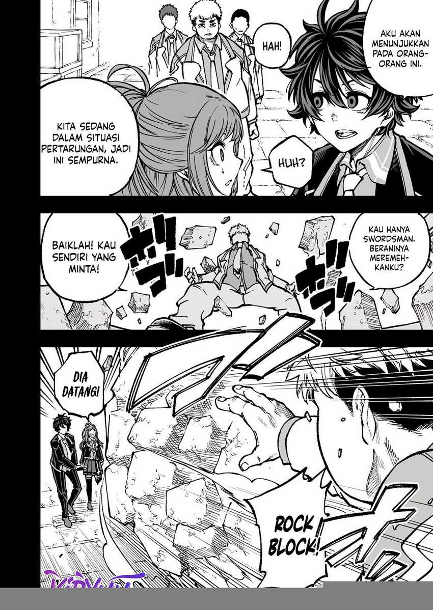 Umarekawatta Kensei Kenshi ga Reiguu sareru Majutsu Shijou Shugi no Gakuen de Musou suru chapter 5