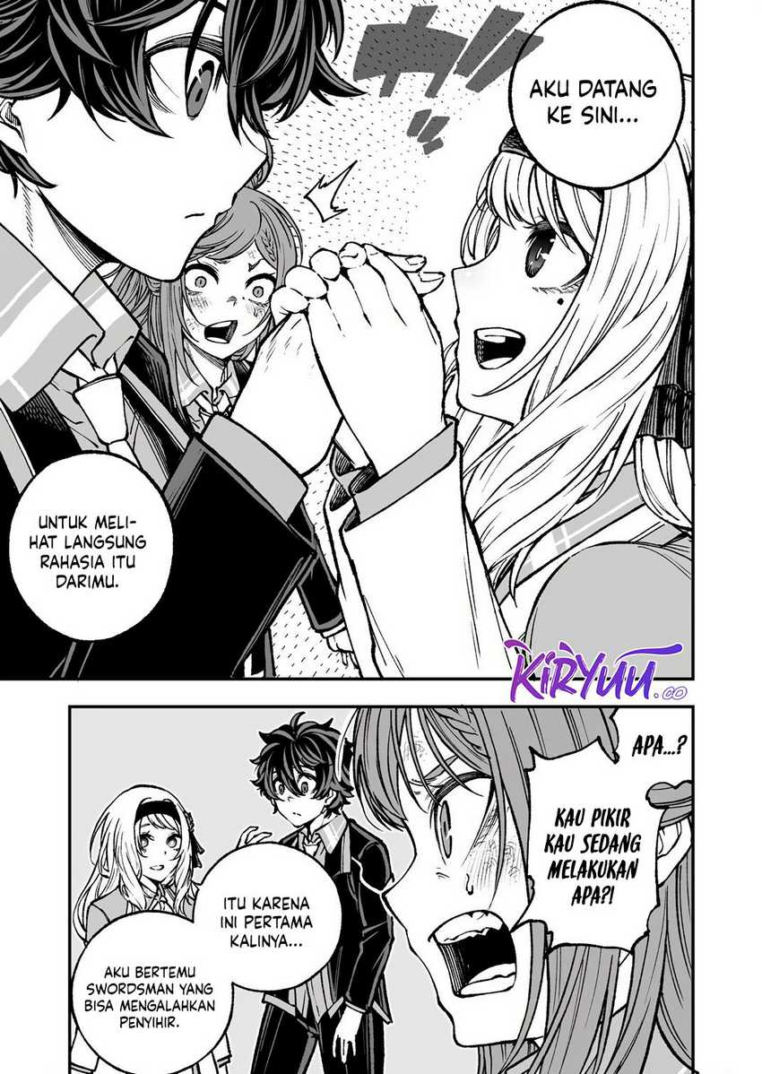 Umarekawatta Kensei Kenshi ga Reiguu sareru Majutsu Shijou Shugi no Gakuen de Musou suru chapter 5