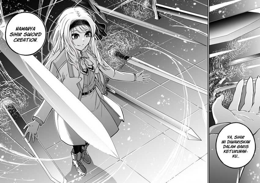 Umarekawatta Kensei Kenshi ga Reiguu sareru Majutsu Shijou Shugi no Gakuen de Musou suru chapter 5