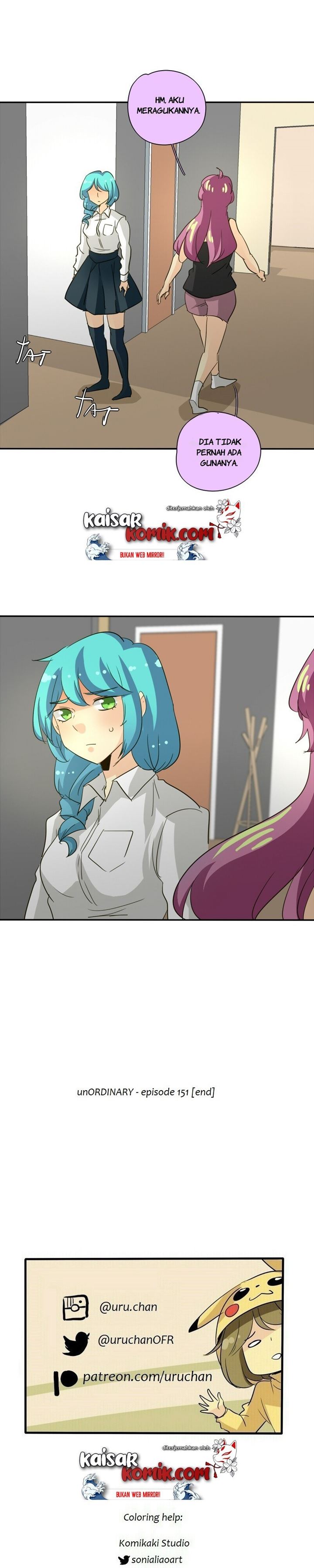 unOrdinary Chapter 151 Bahasa Indonesia